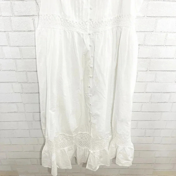 Torrid White Lace Sleeveless Midi Sundress Women's Plus Size 3X New With Tags - Picture 5 of 10